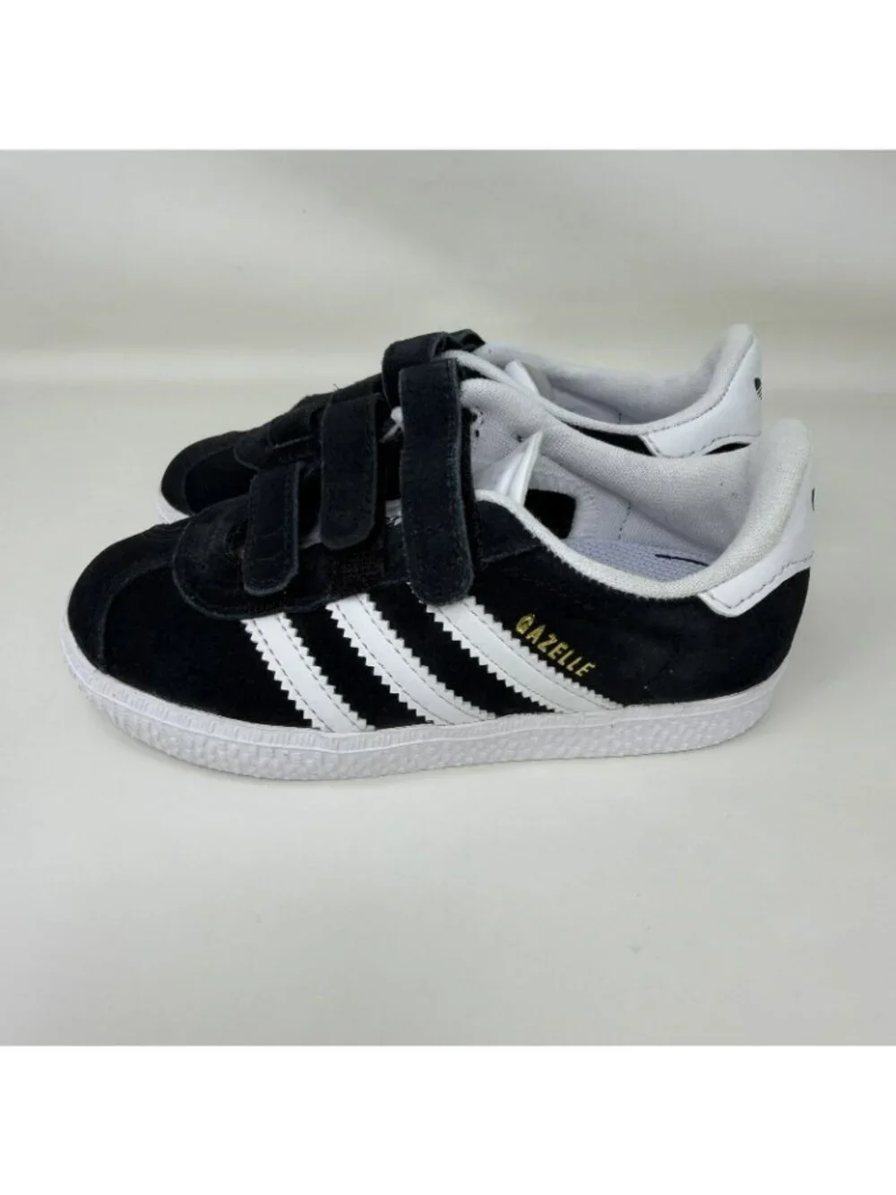 Adidas Gazelle CF I Athletic Shoes Black White Toddler Size 85